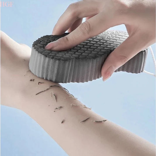 Kit with 3 Soft Exfoliating Bath Sponges – Dead Skin Removal and Deep Cleansing